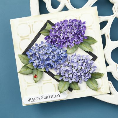 Spellbinders Etched Dies By Susan Tierney-Cockburn-Hydrangea Image 3