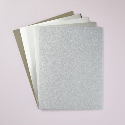 Spellbinders Treasured Cardstock 8.5"X11" 15/Pkg-Silver Image 3