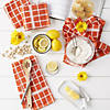 Spice Solid Windowpane Terry Dishtowel 4 Piece Image 3