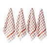 Spice Windowpane Terry Dishtowel 4 Piece Image 1