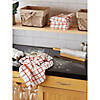 Spice Windowpane Terry Dishtowel 4 Piece Image 3