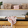 Spice Windowpane Terry Dishtowel 4 Piece Image 4