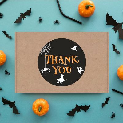 Spider Witch Ghost Halloween TY 2in 40pk Image 3