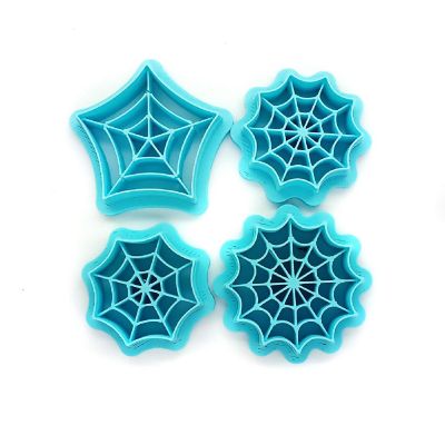 Spiderweb Clay Cutters, Shapes for Halloween, 4 pcs Image 1