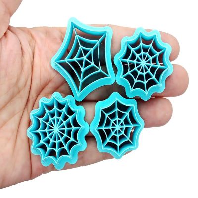 Spiderweb Clay Cutters, Shapes for Halloween, 4 pcs Image 2