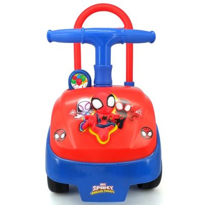 Spidey Foldable Handle Ride-On W/ Interactive Dashboard &amp; Sounds Image 2