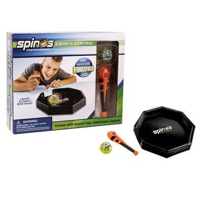 Spinos Launch Control Wand &amp;#8211; Magnet-Powered Spinning Sphere Toy, Ages 6+ Image 1