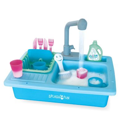 SPLASHFUN Wash-up Kitchen Sink Playset W/ Running Water Image 1