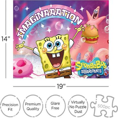 SpongeBob Imagination 500 Piece Jigsaw Puzzle Image 1