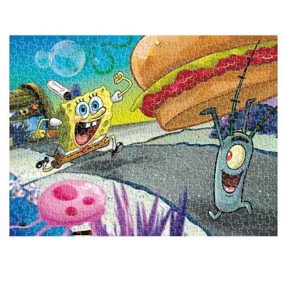 SpongeBob Plankton 500 Piece Jigsaw Puzzle (Vertical Box) Image 1