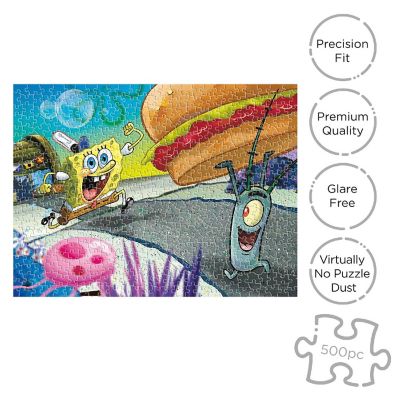 SpongeBob Plankton 500 Piece Jigsaw Puzzle (Vertical Box) Image 2