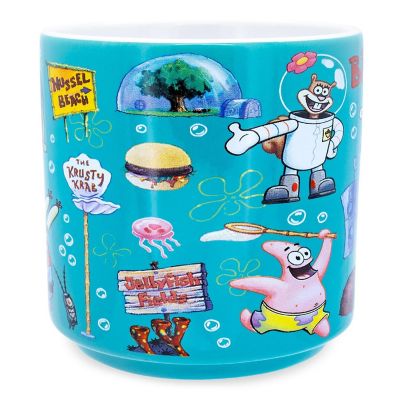 SpongeBob SquarePants "Bikini Bottom" Ceramic Mug  Holds 13 Ounces Image 1
