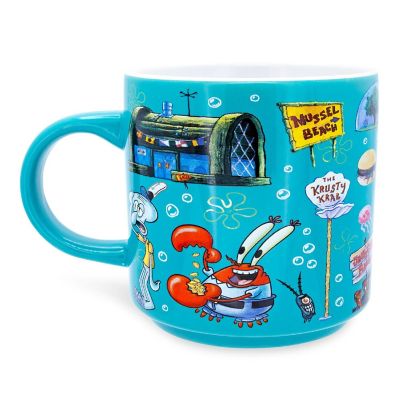 SpongeBob SquarePants "Bikini Bottom" Ceramic Mug  Holds 13 Ounces Image 2