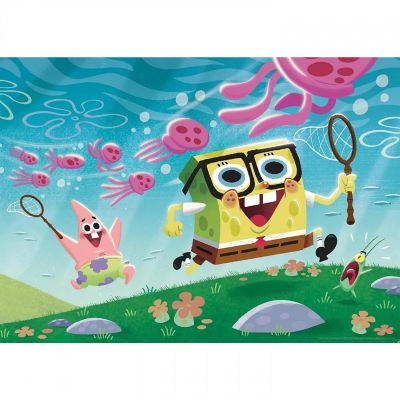 SpongeBob SquarePants Shaped Box 1000 Piece Jigsaw Puzzle Image 1