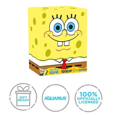 SpongeBob SquarePants Shaped Box 1000 Piece Jigsaw Puzzle Image 3