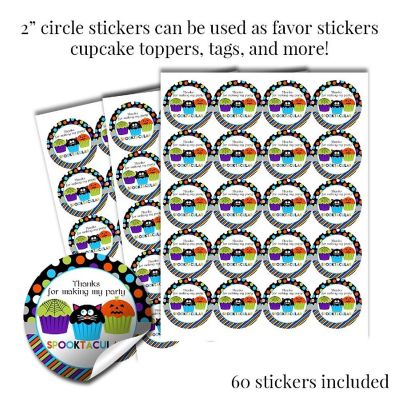 Spooktacular Cupcake Sticker Bundle 429pc. by AmandaCreation Image 2