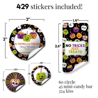 Spooky Candy Apple Sticker Bundle 429pc. by AmandaCreation Image 1