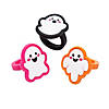 Spooky Fun Ghost Silicone Rings - 24 Pc. Image 1