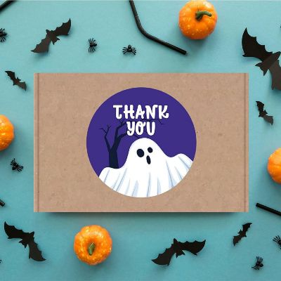 Spooky Ghost Halloween TY 2in 40pk Image 3