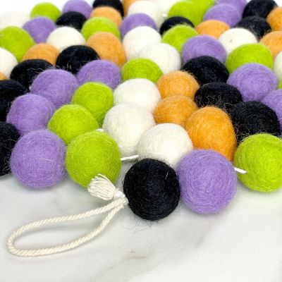 Spooky Halloween Felt Garland 6ft Image 3