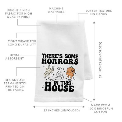 Spooky Kitchen Towel There's Some Horror Image 1