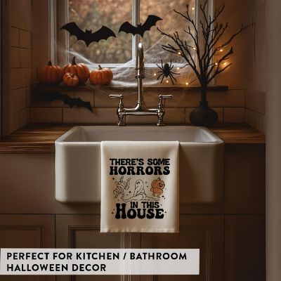 Spooky Kitchen Towel There's Some Horror Image 2