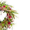 Spring Floral Foliage and Berry Twig Wreath 21" Image 2