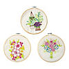 Spring Flowers Embroidery Craft Kit &#8211; Makes 3  Image 2