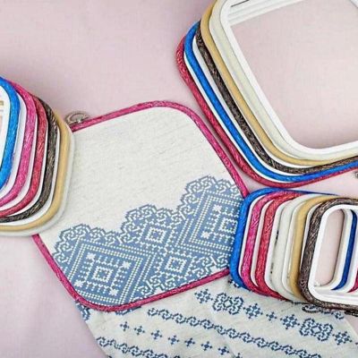 Square Flexi Hoop Nurge 230-11 Blue Image 2