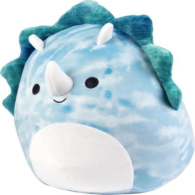 Squishmallow 10" Jerome The Blue Triceratops - Official Kellytoy Plush Dinosaur Stuffed Animal Image 1