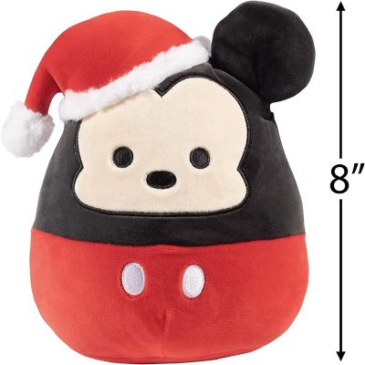 Squishmallow 8" Disney Mickey Mouse Christmas Plush - Official Kellytoy - Cute and Soft Holiday Plush Stuffed Animal Toy - Great Gift for Kids Image 3