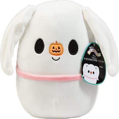 Squishmallow 8" Nightmare Before Christmas Zero Dog - Official Kellytoy Halloween Holiday Plush Stuffed Animal Image 1