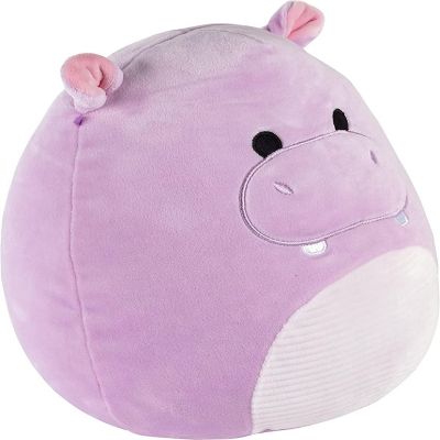 Squishmallows 10" Hanna The Purple Hippo - Offical Kellytoy New 2023 Plush Hippo Stuffed Animal Image 1