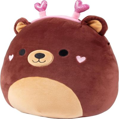 Squishmallows 10" Omar The Bear W Hearts - Officially Licensed 2024 Kellytoy - Collectible Soft & Squishy Bear Stuffed Animal Toy - Gift for Kids Image 2