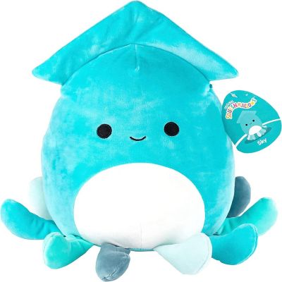 Squishmallows 10" Sky The Teal Squid - Official Kellytoy New 2023 Plush - Stuffed Animal Toy - Great Gift for Kids or Graduation! Image 1