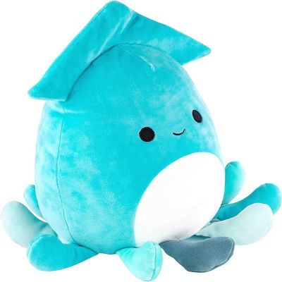 Squishmallows 10&quot; Sky The Teal Squid - Official Kellytoy New 2023 Plush - Stuffed Animal Toy - Great Gift for Kids or Graduation! Image 1