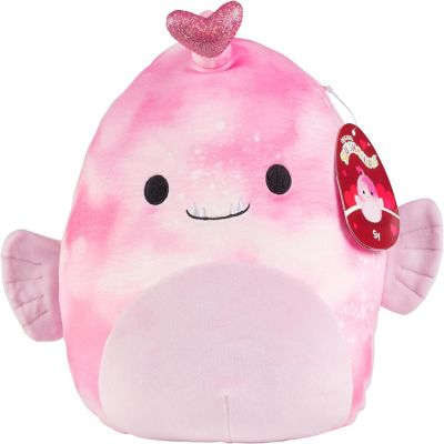 Squishmallows 10" Sy the Anglerfish Plush W Heart - Officially Licensed 2024 Kellytoy - Collectible Soft & Squishy Fish Stuffed Animal Toy Image 1