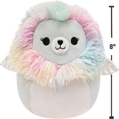 Squishmallows 8" Leonari The Rainbow Lion - Official Kellytoy Plush Lion Stuffed Animal Image 3