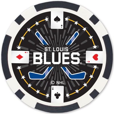 St. Louis Blues 100 Piece Poker Chips Image 3