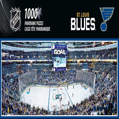 St. Louis Blues - 1000 Piece Panoramic Jigsaw Puzzle Image 1