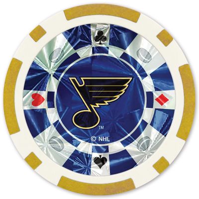 St. Louis Blues 20 Piece Poker Chips Image 2