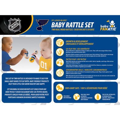 St. Louis Blues - Baby Rattles 2-Pack Image 3