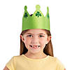St. Patrick&#8217;s Day Glitter Crowns - 24 Pc. Image 1