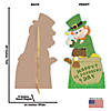 St. Patrick&#8217;s Day Leprechaun Cartoon Cardboard Stand-Up Image 1