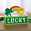St. Patrick&#8217;s Day Lucky Icons Tabletop Sign Image 1