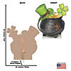 St. Patrick&#8217;s Day Pot of Gold Cardboard Cutout Stand-Up Image 2