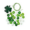 St. Patrick&#8217;s Day Wooden Bead Garland Craft Kit - Makes 3 Image 1