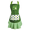 St. Patrick's Day Kiss Me Ruffle Apron Image 1