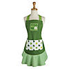 St. Patrick's Day Kiss Me Ruffle Apron Image 1