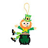 St. Patrick's Day Patterned Leprechaun Craft Kit - Makes 12 Image 1